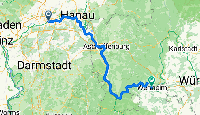 Francfort-sur-le-Main - Kreuzwertheim