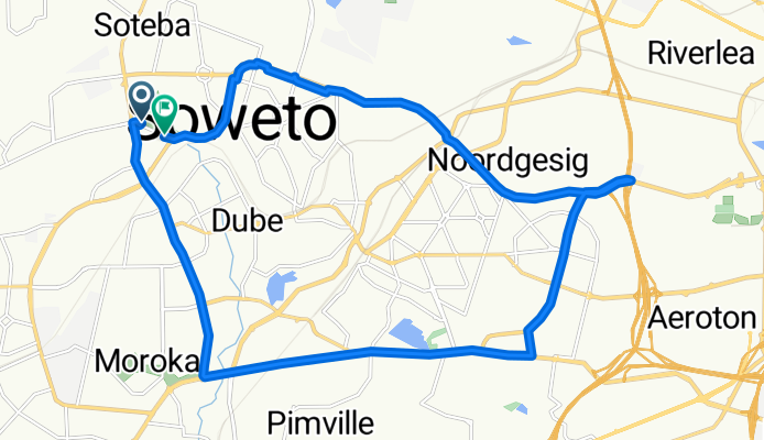 Pule Street to Mashinini St &amp; Calusa St