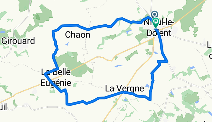 Impasse Vasco de Gama, Nieul-le-Dolent à Impasse Vasco de Gama, Nieul-le-Dolent