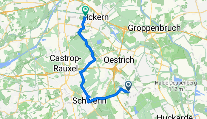 SpeckestraĂźe nach Ickern Friedhof