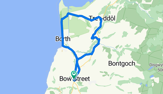 Circular Bow Street / Tre-ddol / Borth / Bow Street