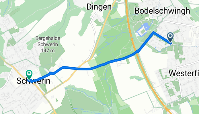 Am Feldbrand nach Dortmunder StraĂźe