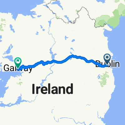 KS - Dublin to Galway cycle route