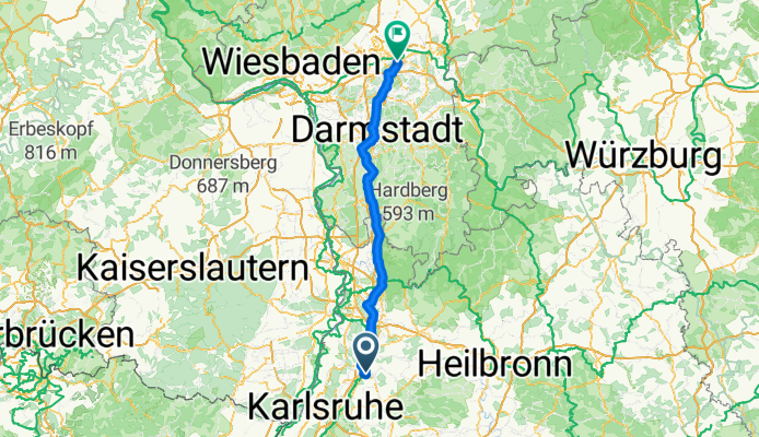 Bruchsal - Offenbach am Main