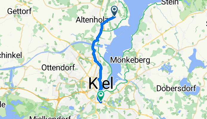 Route in Kiel