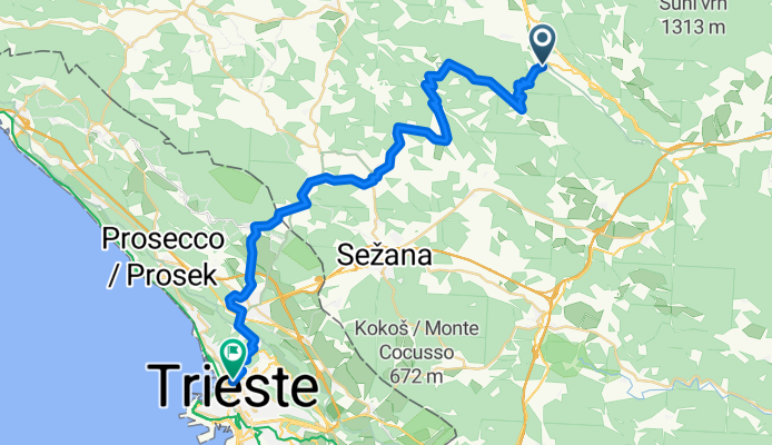 Vipava - Triest