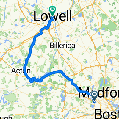 From Cambridge to Lowell via Minutemen and Bruce Freeman