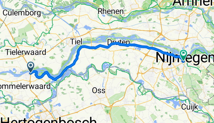 Zaltbommel - Nijmegen