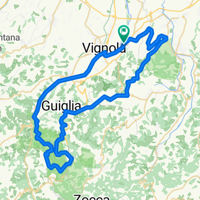 Regionalpark Sassi di Roccamalatina und der Weg entlang des Panaro– Rundtour von Savignano