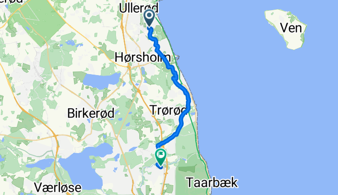 From Kokkedal to Kongens Lyngby