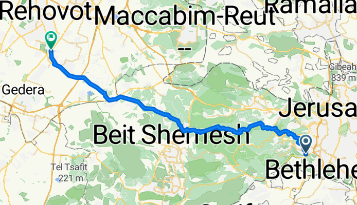 From West Jerusalem to Rehovot