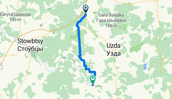 маршрут из улица Маяковского