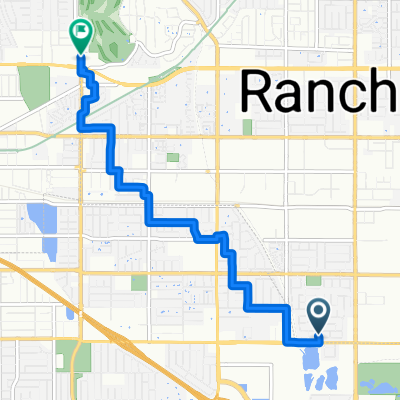 Heartland Place to East Foothill Boulevard
