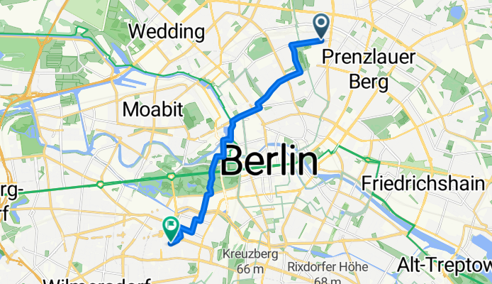 Rhinower Straße nach Motzstraße