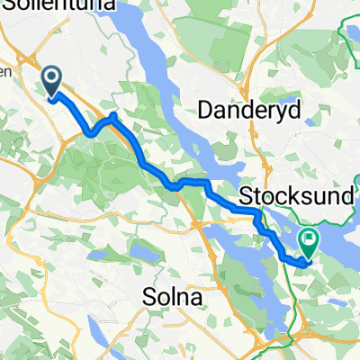 Borgarfjordsgatan, Kista to Forskarbacken, Stockholm