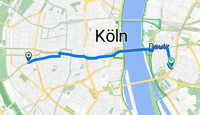 Jülicher Straße, Köln nach Gotenring, Köln