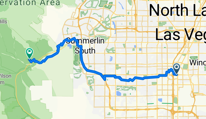 Route in Las Vegas