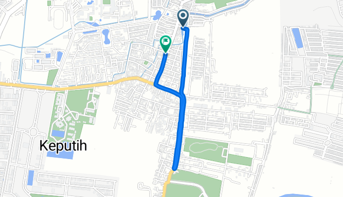 Jalan Kejawan Gebang No.8-B to Jalan Kejawan Gebang No.8-B