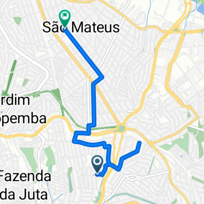 De Rua Cachoeira de Minas a Rua Antônio Previato