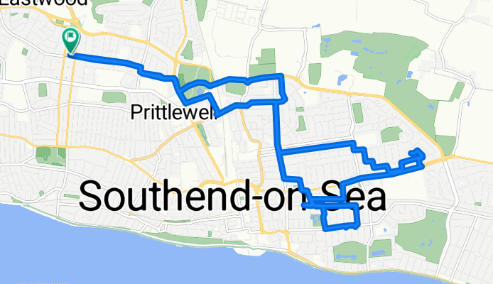 Southbourne Grove, Westcliff-On-Sea to Southbourne Grove, Westcliff-On-Sea