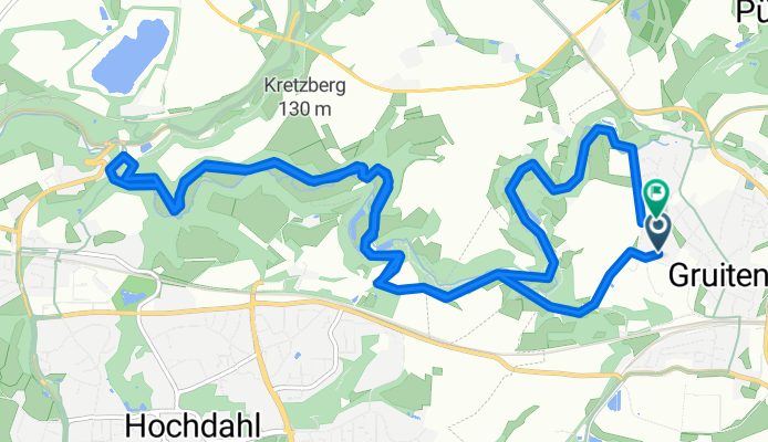 Mergelweg, Haan nach Mergelweg, Haan