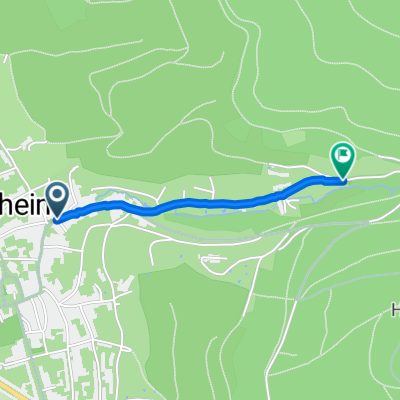 Kriegsstraße, Heidelberg nach Mühltalstraße, Heidelberg