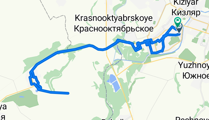 Топольская улица, Кизляр до Топольская улица, Кизляр