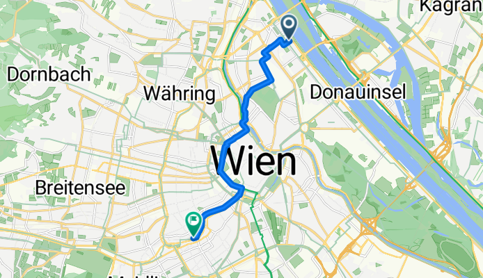 Handelskai 94-96 to Brückengasse