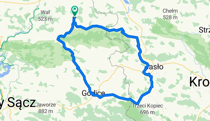 Tuchów-Dębowiec-Gorlice-Tuchów