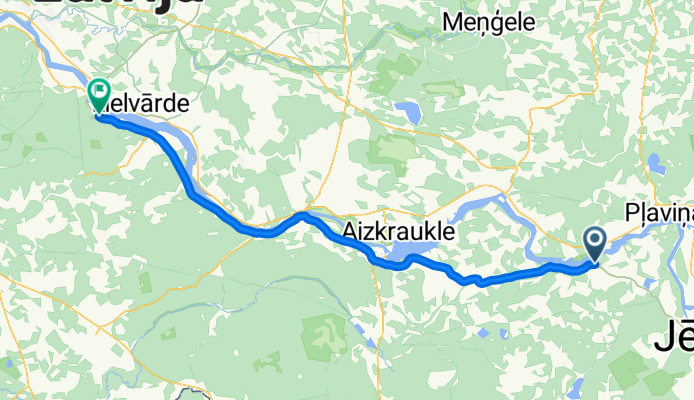 Pļaviņas - Ķegums