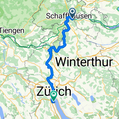 3a schaffhausen naar  Zurich