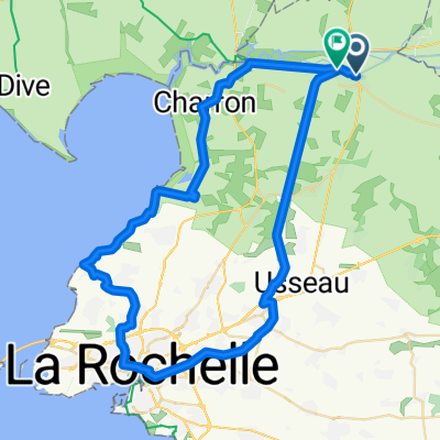 Marans, west to coast,Rochelle and back