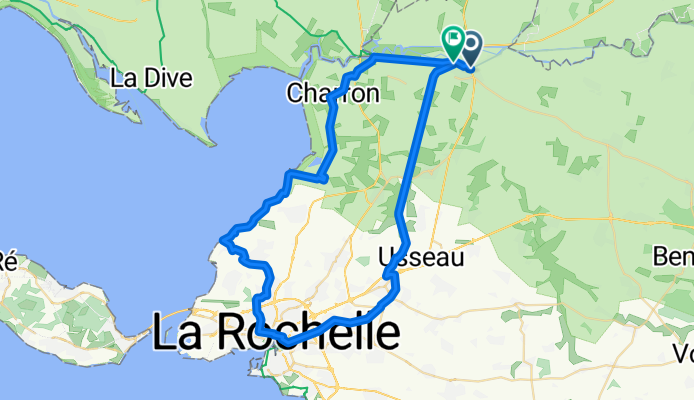 Marans, west to coast,Rochelle and back