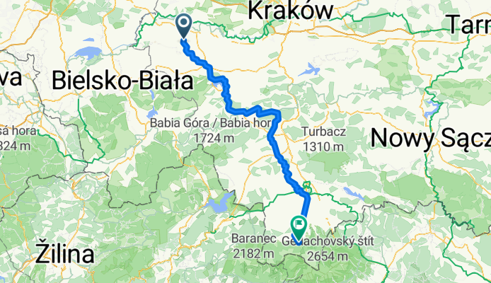 Gierałtowice - Zakopane