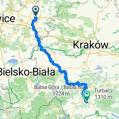 Będzin - Raba Wyżna