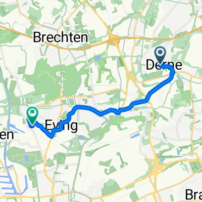 Altenderner Straße nach Töpferstraße