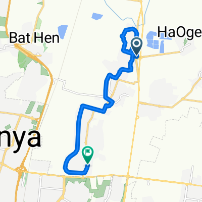 Hefer Valley Regional Council to Hasharon Road, Beit Yitzhak-Sha'ar Hefer