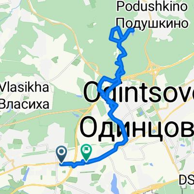 улица Михаила Кутузова, Одинцовский район до Дальняя улица, Село Акулово