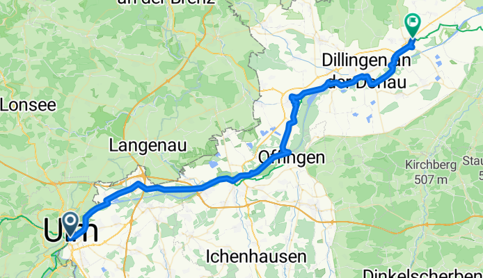 Ulm - Höchstädt an der Donau