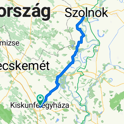 Kiskunfélegyháza-Szolnok return út