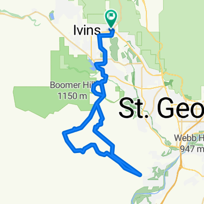 Canyon Rd, Ivins to Copper Canyon Rd, Ivins