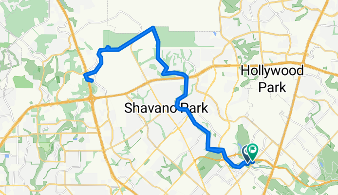 Over the hill and dale