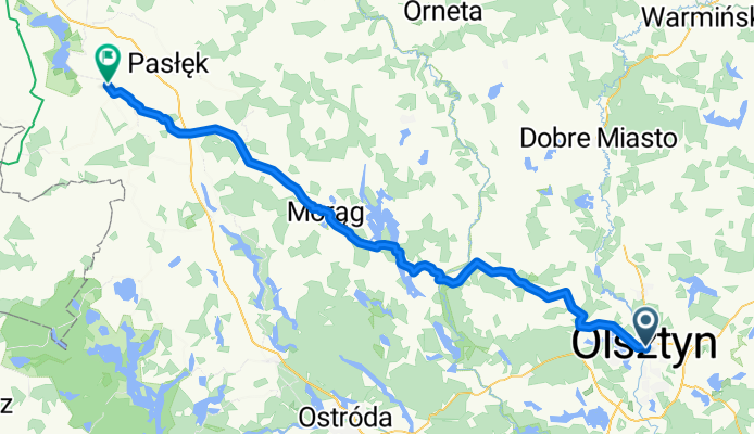 Olsztyn - Pasłęk