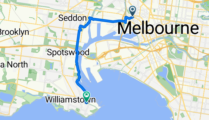 Nth Melb Station to Williamstown