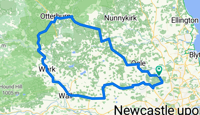 Dinnington - Bellingham - Elsdon