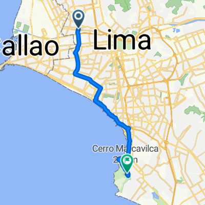 Ruta al mirador de las antenas del morro solar