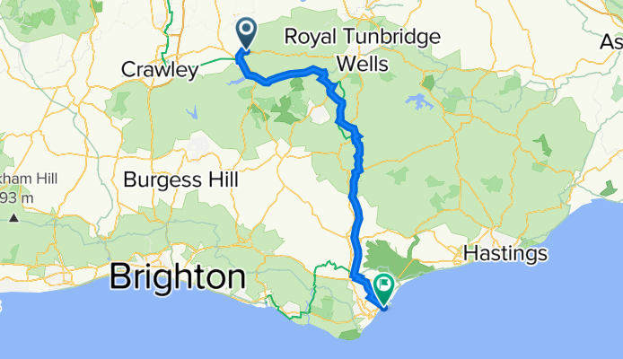 East Grinstead to Eastbourne