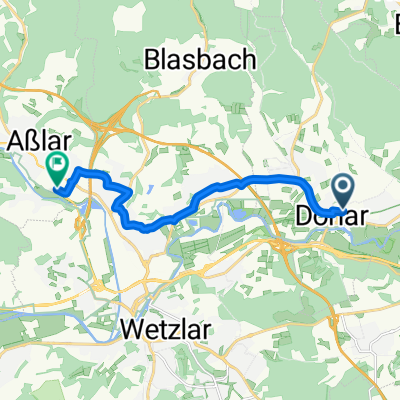 Tour 26 Etappe 5 Weimer - Reitz