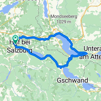 Runde Fuschlsee/Wolfgangsee/rund um Mondsee
