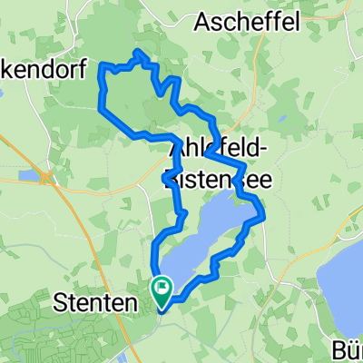 Hüttener Berge 17 km